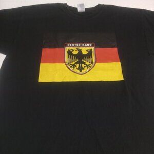 Deutschland Germany Men's Short Sleeve T Shirt XL Gildan Tag
